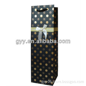 Santa wine bag in box holder